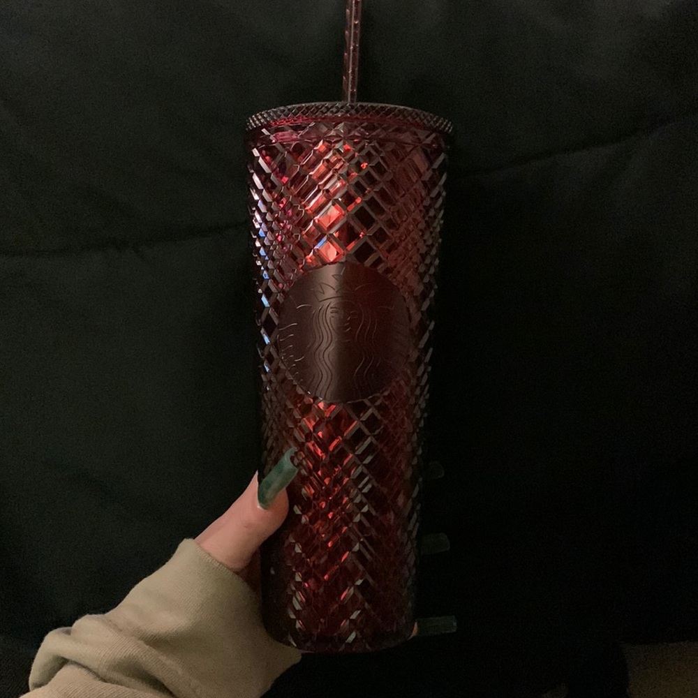 starbucks venti jeweled red tumbler
